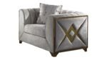 VELENCIA 2 PC Living Room Sets IN CREAM - Image 4