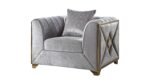 VELENCIA 2 PC Living Room Sets IN SILVER - Image 4