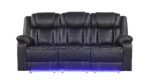 CHALLENGER 2 PC Living Room Sets IN BLACK - Image 2