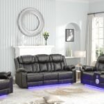 CHALLENGER 2 PC Living Room Sets IN GRAY