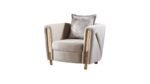 CHANELLE 2 PC Living Room Sets IN BEIGE - Image 4