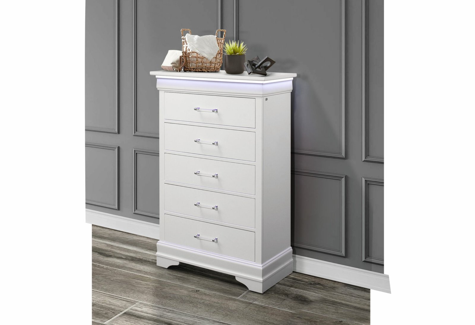 CHARLIE-WHITE-CH-RSC-1.jpg CHARLIE WHITE CHEST WITH LED - Image 1
