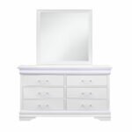 CHARLIE WHITE DRESSER WITH LED