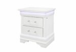 CHARLIE WHITE NIGHTSTAND WITH LED - Image 2