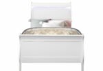 Charlie White Twin Bed