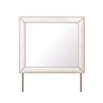 CLARA BEIGE UPHOLSTERED MIRROR