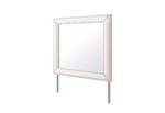 CLARA BEIGE UPHOLSTERED MIRROR - Image 2