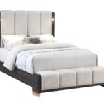 CLIFTON QUEEN BED CHARCOAL GRAY