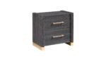 CLIFTON QUEEN 5PC BEDROOM SET IN CHARCOAL GRAY - Image 4
