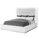 COCO QUEEN BED MILKY WHITE