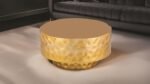 CT-90-25-30 COFFEE TABLE GOLD