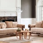 CARMEN 2 PC Living Room Sets IN BEIGE