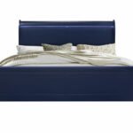 CHARLIE BLUE KING BED WITH LED