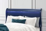 CHARLIE BLUE KING BED WITH LED - Image 3
