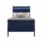 CHARLIE BLUE TWIN BED WITH LED