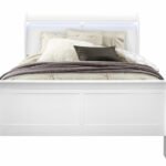 CHARLIE WHITE FULL BED WITH LED
