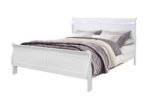 CHARLIE WHITE KING BED WITH LED - Image 2