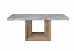 D02 NATURAL DINING TABLE + 4 D8683 DINING CHAIRS - Image 2