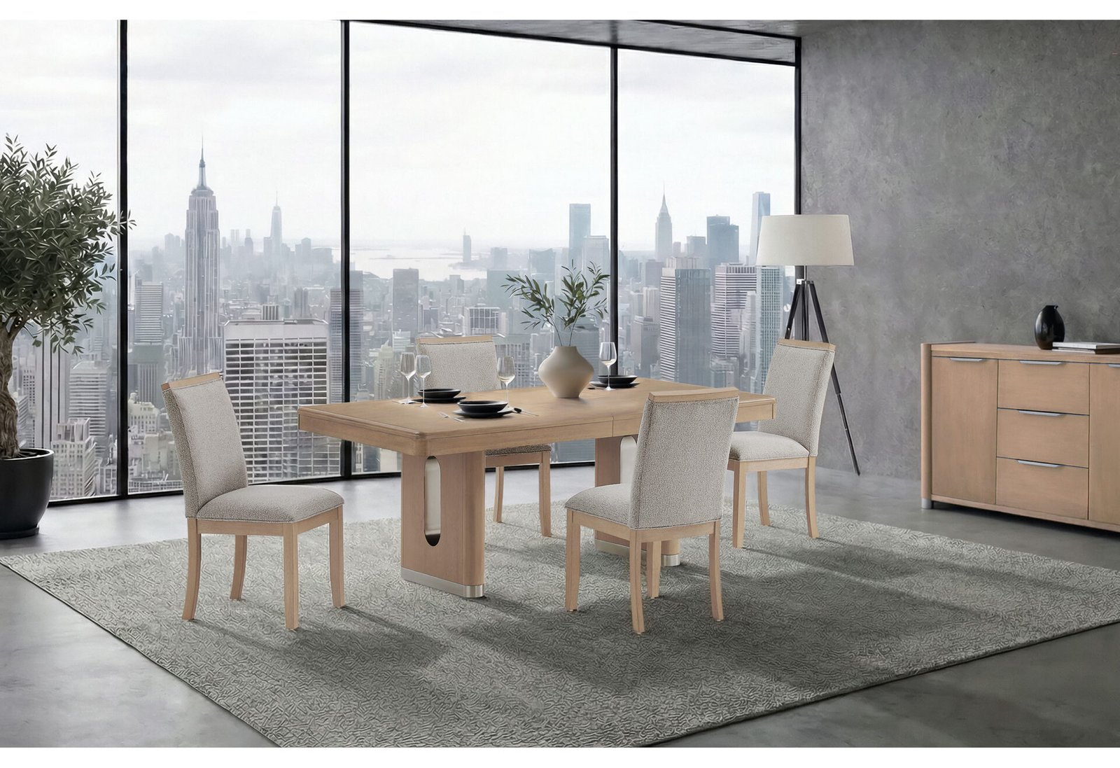 D1248DT-DC-Catalog-2.jpg D1248 NATURAL DINING TABLE AND 6 DINING CHAIRS - Image 1