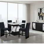D12 BAR TABLE AND 4 BAR STOOLS