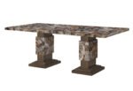 D12 BROWN DINING TABLE - Image 2