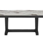 D1319 BLACK/WHITE DINING TABLE