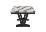 D1319 BLACK/WHITE DINING TABLE - Image 3