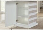 D2507 BAR TABLE WITH 6 D06 BAR STOOLS BEIGE - Image 2