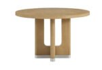 D3124 NATURAL DINING TABLE 48″ AND 4 D1248 DINING CHAIR - Image 4