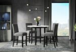 D40011 BAR TABLE + 4 D1622 BAR STOOLS