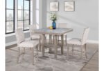 D1622 WHITE BAR STOOL - Image 3