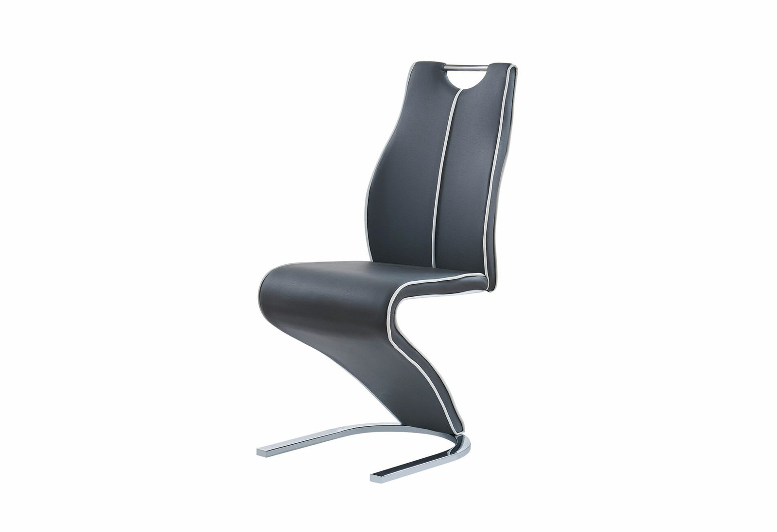 D4127DC-2.jpg D4127 GREY DINING CHAIR - Image 1