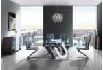 D4127N DINING TABLE + 8 D4127N DINING CHAIRS