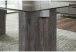 D4238 DINING TABLE AND 8 D4239 DINING CHAIRS - Image 2