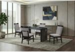 D4238 DINING TABLE AND 4 D4239 DINING CHAIRS