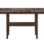 D4355 BROWN BAR TABLE