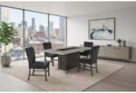 D8030 DINING TABLE AND 4 D8030 DINING CHAIRS