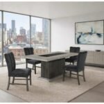 D8030 DINING TABLE AND 4 D8030 DINING CHAIRS