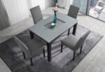 D8112 DINING TABLE WITH 4 D8112 DINING CHAIRS - Image 2