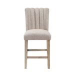 D8685 BEIGE BAR STOOL