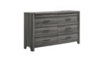 DENVER TWIN 5 PC BEDROOM SET IN GRAY - Image 3