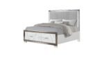 DESIRE KING 4 PC BEDROOM SET IN WHITE - Image 2