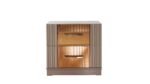 LORENZO QUEEN 4 PC BEDROOM SET IN RIVER SAND GRAY - Image 7