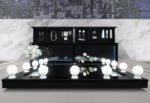 ELLA BLACK VANITY SET WITH STORAGE STOOL - Image 3