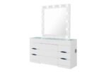 ELLA WHITE VANITY WITH SPEAKER - Image 3