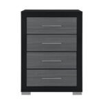 EMMA BLACK/GREY CHEST