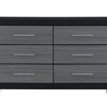 EMMA BLACK/GREY DRESSER