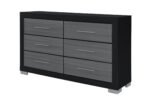 EMMA BLACK/GREY DRESSER - Image 2