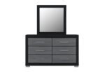 EMMA BLACK/GREY DRESSER - Image 3