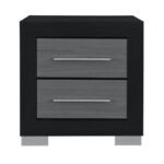 EMMA BLACK/GREY NIGHTSTAND